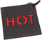 Creative Home Black Neoprene Heat Resist Square Trivet Pot Holder Oven Hot Pads Insulated for Cooking Baking Pot Holding, Hot Print, 8.6" x 8.6" x...