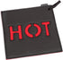 Creative Home Black Neoprene Heat Resist Square Trivet Pot Holder Oven Hot Pads Insulated for Cooking Baking Pot Holding, Hot Print, 8.6" x 8.6" x...
