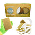 Natural Kitchen Sponges Compostable Cellulose and Coconut Scrubber Sponge Pack 12 Eco Walnut 100% Coconut Sponge Eco Friendly Biodegradable Non Sc...