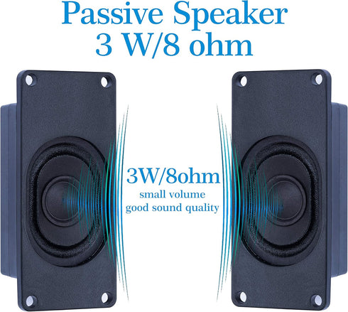 Speaker 3 Watt 8 Ohm Compatible with Arduino Motherboard, JST-PH2.0 Interface. It is Ideal for a Variety of Small Electronic Projects....