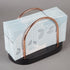 Wood Napkin Holder for Tabletop – Chestnut Wood with Black Copper Wire, Tissue Paper Dispenser for Kitchen or Dining...