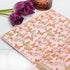 Papyrus: 6x8.5 Cloth Journal with Biobased Embossed PU Cover - Stitched Detailing, Woven Label and Flap, Blush...