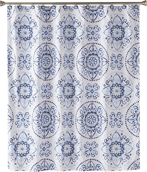 SKL Home by Saturday Knight Ltd. Kali Shower Curtain, Blue...