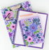 Steel Mill & Co Cute Mini Spiral Notebook, 8.25" x 6.25" Journal with Durable Hardcover and 160 Lined Pages, Lilac Floral...