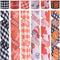 VATIN Fall Wired Ribbon 2.5 inch X 90 Feet, Buffalo Plaid/Pumpkin/Maple Leaves/Truck/Thankful Pattern Burlap Ribbon, Fall Thanksgiving Theme Ribbo...
