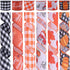 VATIN Fall Wired Ribbon 2.5 inch X 90 Feet, Buffalo Plaid/Pumpkin/Maple Leaves/Truck/Thankful Pattern Burlap Ribbon, Fall Thanksgiving Theme Ribbo...
