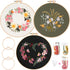 keke Full Series of Beginner Embroidery Kits Embroidery Cloth with 3 Stamp Patterns 3 Embroidery Stretches 6 Needles 1Scissors and Instructions (Y...