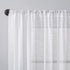 Archaeo Slub Textured Linen Blend Curtain, 52" x 84", White...