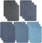 Iron on Patches Iron on Denim Patches Repair Kit for Clothes, Jeans, Jackets, Large Size, 4.9 Inch, Denim Cloth(30 Pieces)...