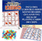 Regal Games - Poker Keeno Bulk Game Set - includes 12 Two-Sided Boards, 200 Scoring Chips, 1 Deck of Standard Poker Cards - 24 Unique Board Layout...