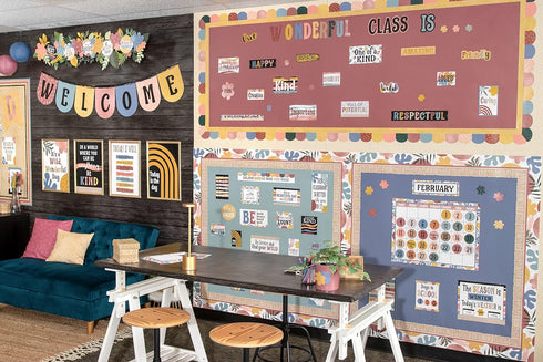 Teacher Created Resources Wonderfully Wild Calendar Bulletin Board Large...