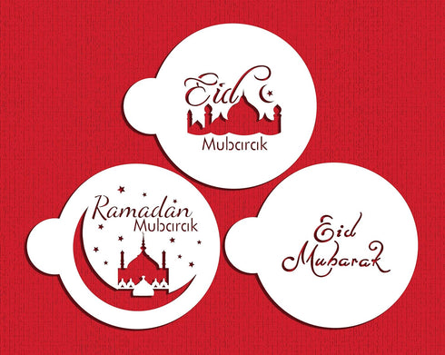 Eid Mubarak Cookie Stencil Set by Designer Stencils...