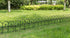 Gardenised QI003741.LB Decorative Black Vinyl Garden Patio Lawn Fence Landscape Panel Border, 24 x 13...