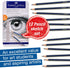 Faber-Castell Graphite Pencils Drawing Set: 12 Art Pencils for Sketching (4H, 3H, 2H, H, F, HB, B, 2B, 3B, 4B, 5B, and 6B), Shading Pencils for Dr...