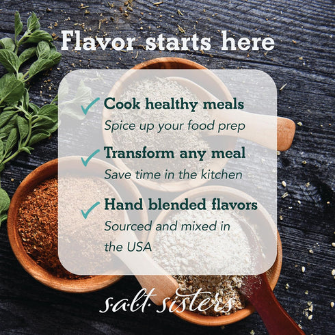 s.a.l.t sisters Charmane's Bread Dip - Value Size Bold Italian Herb & Spice Blend for Extra Virgin Olive Oil Dipping - Versatile Use for Rubs and ...
