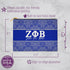 BBGreek Zeta Phi Beta Official Vendor - Makeup Pouch - Accessory Bag - Mandala - Sorority Paraphernalia...