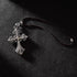 Car Pendant Metal Diamond Hanging Cross, Auto Interior Rearview Mirror Dangle, Interior Decoration Pendant...