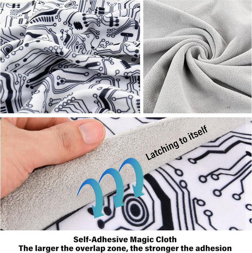 Protective Wrap, Camera wrap, Magic Self-Adhesive Cloth, 21.26"x21.26" Anti-scratch Lens Camera Wrap, Folding, Washable, Lens pouches, Soft cloth ...
