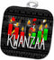 3D Rose Kwanzaa African American Dancers and Kinara Candles Pot Holder, 8 x 8...