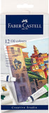Faber-Castell Oil Paint Set: 12 Liquid Oil Paint Tubes (20ml), Oil Painting Supplies for Beginner and Hobby Artists...