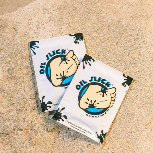 Beach Tar Remover Travel Wipes 20ct | Safe on Skin | Non Toxic and Eco-Friendly Tar Remover | Easy Tar Remover for Kids Feet | Works on Surfboards...