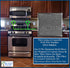 Microwave Filter 6.75" X 6.34" DE63-00666A Replacement For Samsung Over The Range Kitchen Oven Vent Grease Screen Fits AP5306190 2-Pack...