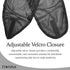 DONNA Silky Satin Hair Wrap, Luxurious Head Wraps for Black Women, Premium Silk Hair Wrap for Nighttime Protection and Style Black Satin Headband,...