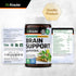 Brain Booster Gummies - Natural Nootropic Focus Supplement - Organic Ashwagandha, Ginkgo Biloba, Bacopa, DMAE, and Vitamins for Memory and Cogniti...