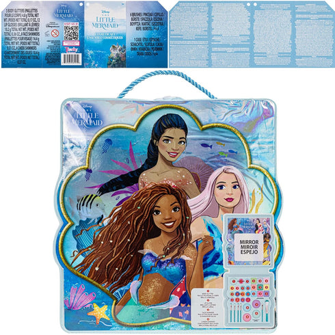 Disney’s The Little Mermaid Eye Lip and Face Beauty Soft Case Makeup Pallete for Girls Ages 3+ Perfect for Parties, Sleepovers & Makeovers...