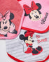 Disney Baby Girls' Bandana Bibs 3 Pack Set for Feeding, Teething, and Drooling, Red/Grey/Pink...