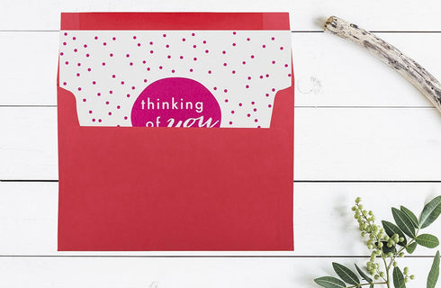 JAM PAPER A7 Colored Invitation Envelopes - 5 1/4 x 7 1/4 - Red Recycled - 50/Pack...