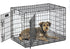 MidWest Homes for Pets Quiet Time Reversible Crate Pan Cover 30' Gray Floral/Fleece...