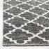 SAFAVIEH Montauk Collection Accent Rug - 2'6" x 4', Black & Ivory, Handmade Trellis Cotton, Ideal for High Traffic Areas in Entryway, Living Room,...