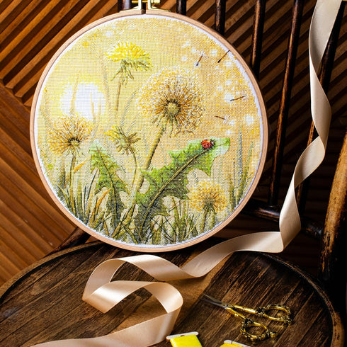 HobbyJobby Cross Stitch Kit It's time to Fly, Counted Cross Stitch Kit for Adults, Needlepoint and Embroidery Kit......