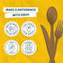 EQUO Sugarcane Disposable Utensil Set (Pack of 30 Forks, Spoons, Knives - 10 each) - Plastic-free, Home-compostable, Heat-safe utensils for Partie...