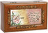 Cottage Garden Priceless Mother Woodgrain Embossed Petite Rose Music Box Plays Wind Beneath My Wings...