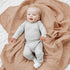 Konssy Muslin Baby Blankets for Girls, 100% Cotton Crib Blanket for Baby Infant Toddler, Super Soft and Lightweight Nursery Blankets 40"x36" (Flor...