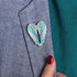4 Pieces Brooches Pins for Women Rhinestone High Heel Crystal Brooches Princess Shoes Angel Wing Tear for Women Brides Gifts Party Favors Mom's Pr...