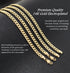 Gold Electroplated Anklet for Women, 9-12 Inch Sizes, Figaro, Cuban, Mariner, Herringbone Design - Made in Korea...