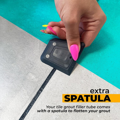 PentaUSA Tile Grout Repair Kit - Black Grout Filler, Triple Protection, Fast Drying Formula Restores and Renews Grout Lines with Grout Float (Blac...