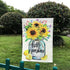 Hello Sunshine Garden Flag Sunflower Summer Fall Outdoor Yard Flags for Garden Decor Double Sided 12.5X18 Inch (Sunflower)...