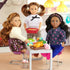 Lori – Dining Room Set for Mini Dolls – Dollhouse Furniture for 6-inch Dolls – Table, Chairs, Accessories – Toys for Kids – 3 Years + – Moderna Di...