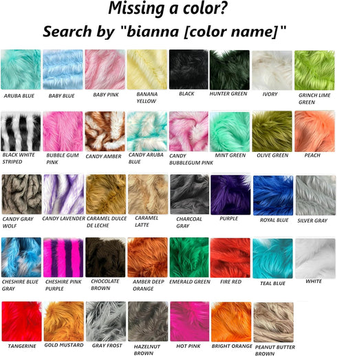 Bianna Lime Green Faux Fur Fabric, by The Yard, American Seller, Luxury Shag Shaggy Material for Crafting, Sewing, Costumes, Fursuits, Home Decor ...