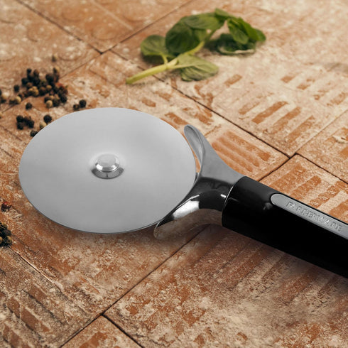 Farberware Professional Stainless Steel Pizza Cutter, 9.37-Inch, Black...