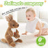 Mother's Day Stuffed Animals Kangaroo Cute Plush Toys Special Day for Kids Preschool Birthday Gifts for Kids, Brown, 10.5’’...