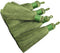 KONMAY 10pcs 3.4''(8.5cm) Handmade Imitation Silk Tassels with Hanging Loop for Jewelry Making (Army Green)...