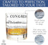 Greenline Goods Whiskey Glasses - Declaration of Independence (Set of 2) | 10 oz Tumblers - American US Patriotic Gift Set | Old Fashioned Cocktai...