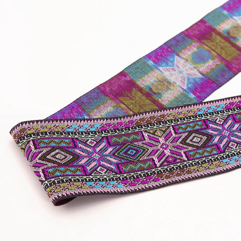 Jacquard Ribbon 5 Yards Embroidered Woven Trim for Sewing DIY Crafts, Clothing Accessories Decoration...