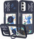 Joyleop (2in1 for Samsung Galaxy A13 5G Case Cartoon Cute Painter for Girls Pretty Women Teen Kids Girly Phone Covers Blue Pattern Design with Sli...