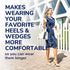 Dr. Scholl's Love Your Heels & Wedges 3/4 Length Insoles, All-Day Comfort for High Heeled Shoes, Relieve & Prevent Shoe Discomfort, Absorbs Shock,...